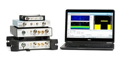 Using the RF triggering capabilities of Tektronix SignalVu-PC software with handheld spectrum analyzers.